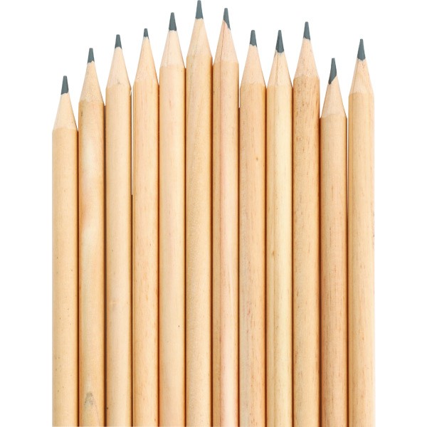 Yuvarlak Naturel Kurşun Kalem 2